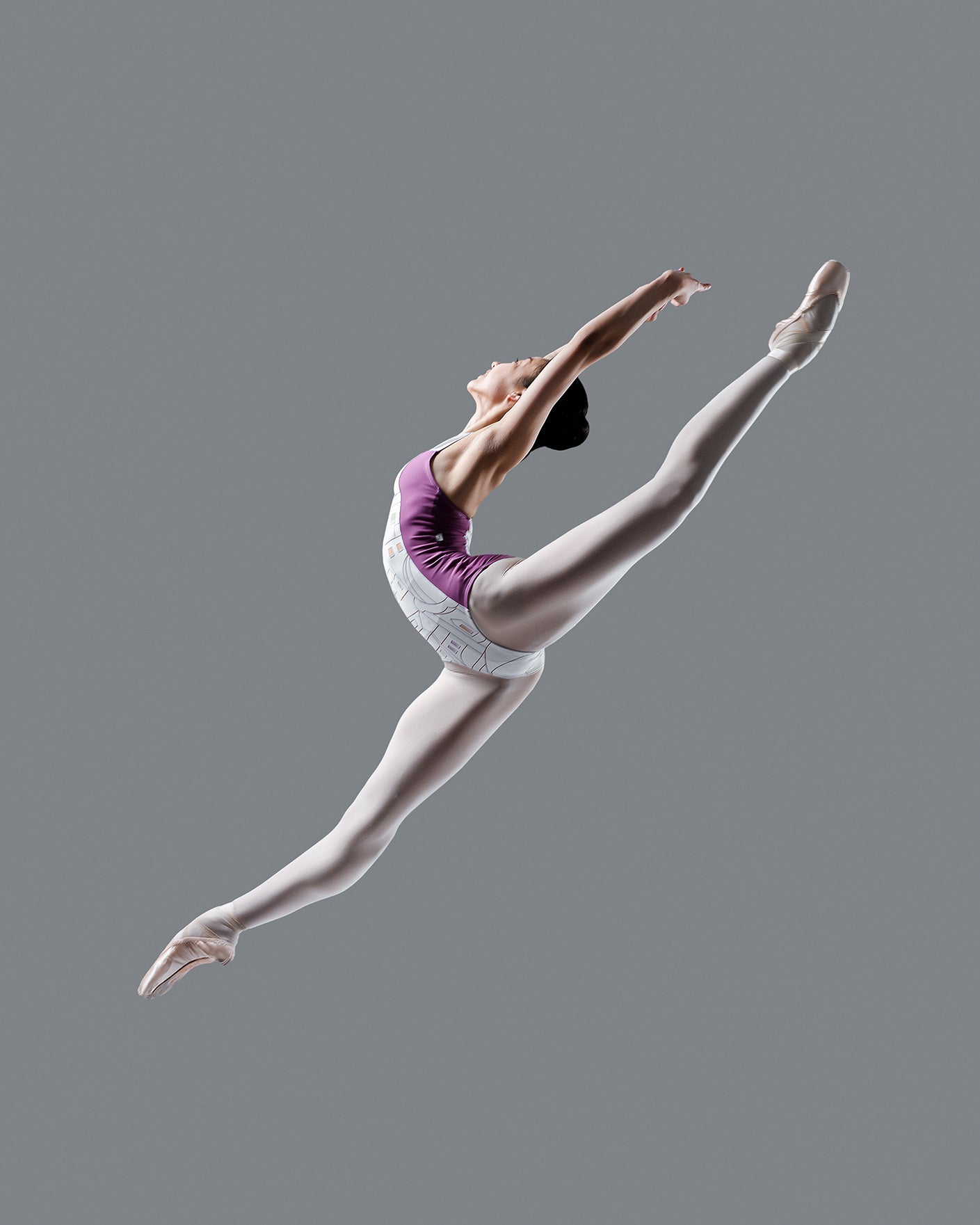 AMORE leotard - Pattern Lycra