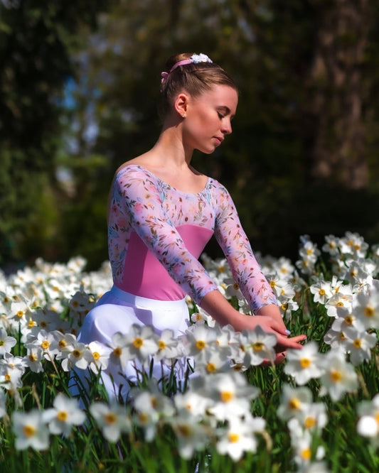CINDERELLA long sleeve - Pattern mesh
